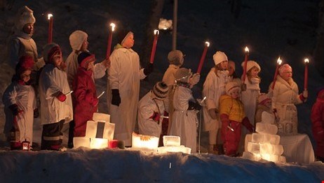 Ljusfest i Tärnaby