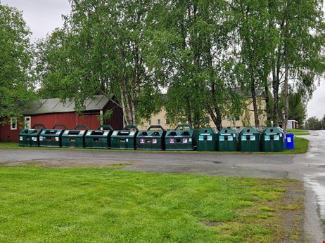Återvinningsstationen är tillfälligt flyttad
