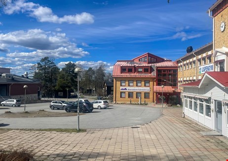 Luspngymnasiets skolgård