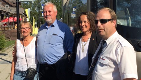 Invigning busstation