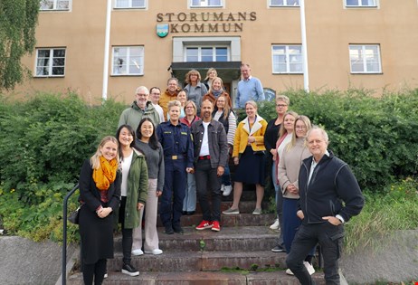 Gruppbild på deltagare från en bra start i livet