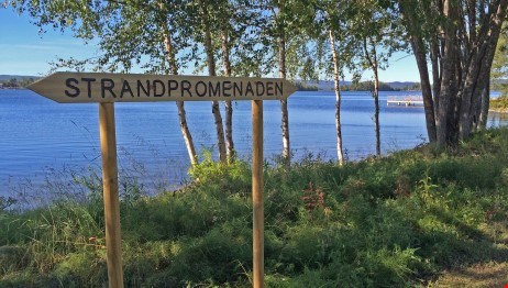 Foto från strandpromenaden