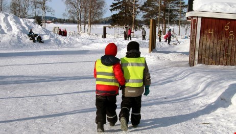 Barn på Parkskolan