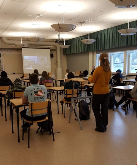 Prao på Röbroskolan