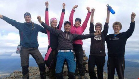 Glada elever på Luspengymnasiet