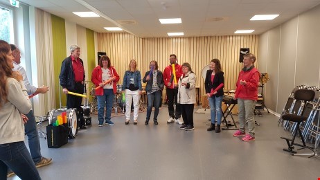 Fritids- kultur och utbildningsnämnden besökte KulturAkademin på vårens sista sammanträde.