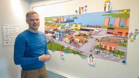 Simon Jonsson, lärare på Skytteanska skolan